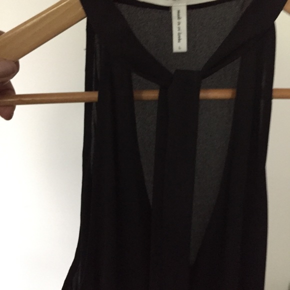 BCBG Tie Neck Halter Tank Camisole - Picture 4 of 6